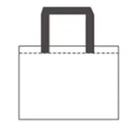 Foldable Reusable Woven Bag for Shopping